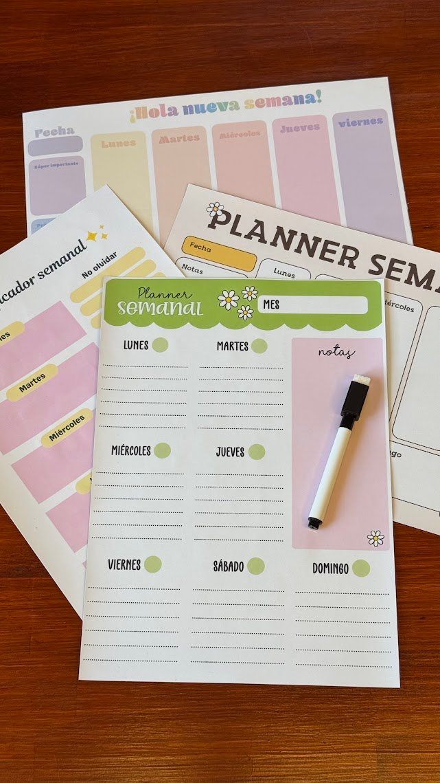 Planners Semanal Imantados